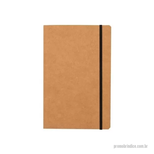Caderneta personalizada - Caderneta em Kraft Quadriculado