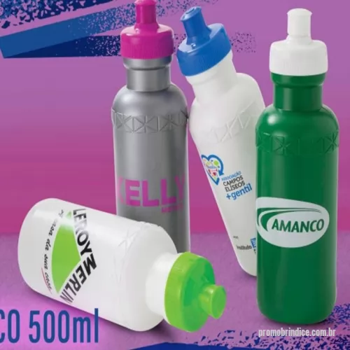 Squeeze personalizado - Squeeze de plástico personalizado para brindes com capacidade Variada  frasco sobrado em cores variadas. Com ótimo custo esse squeeze associa a sua marca a eventos que estimulam a pratica de atividade física