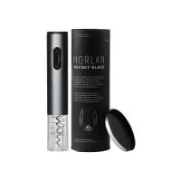 Kit em tubolata com rótulo personalizado, abridor de vinho elétrico.
