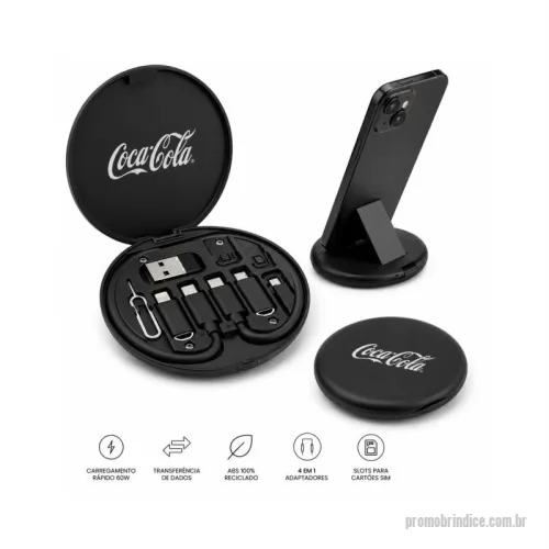 Adaptador USB personalizado - Adaptador USB Personalizado 4121 - 97187 com sua logomarca. 20 anos ajudando a cotar Brindes Promocionais com várias empresas num único clique. Kit adaptador USB personalizado fabricado em ABS 100% reciclado, ideal para brindes corporativos, eventos, campanhas promocionais e ações de marketing sustentável.  O conjunto acompanha cabo USB-C para USB-C com suporte para carregamento super-rápido de até 60W e transferência de dados, além de adaptadores USB-C para USB-A, Micro USB e Lightning. Possui compartimento para armazenamento de cartões SIM Nano e Micro SIM e ferramenta para remoção de chip.  Fornecido em elegante caixa presente de papel kraft reciclado, combinando praticidade, tecnologia e sustentabilidade em um único brinde promocional.  • Carregamento rápido até 60W • Transferência de dados • Material reciclado • Adaptadores USB-A, Micro USB e Lightning • Compartimento para cartões SIM • Caixa kraft reciclada • Ideal para empresas, eventos e campanhas promocionaisKit adaptador USB personalizado fabricado em ABS 100% reciclado, ideal para brindes corporativos, eventos, campanhas promocionais e ações de marketing sustentável.  O conjunto acompanha cabo USB-C para USB-C com suporte para carregamento super-rápido de até 60W e transferência de dados, além de adaptadores USB-C para USB-A, Micro USB e Lightning. Possui compartimento para armazenamento de cartões SIM Nano e Micro SIM e ferramenta para remoção de chip.  Fornecido em elegante caixa presente de papel kraft reciclado, combinando praticidade, tecnologia e sustentabilidade em um único brinde promocional.  • Carregamento rápido até 60W • Transferência de dados • Material reciclado • Adaptadores USB-A, Micro USB e Lightning • Compartimento para cartões SIM • Caixa kraft reciclada • Ideal para empresas, eventos e campanhas promocionaisAdaptador USB Personalizado, 177280, Brinclass. Clique e Cote no Portal PromoBríndice!