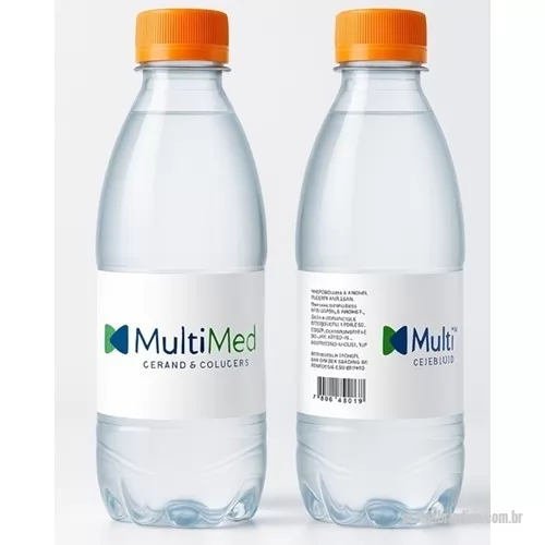 Água mineral personalizada - Água Mineral 300 ml   com Gás - Personalizada 