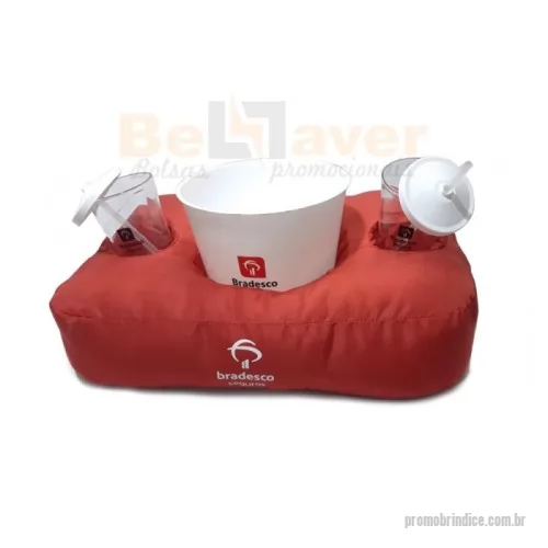 Almofada de colo para apoio personalizada - Almofada de Pipoca Personalizada e Promocional, contendo 1 balde de 4,20 litros e 2 copos de 550 ml com tampa e canudo. Fabricamos em várias cores, modelos e personalizações. Desde 1991 no seguimento. Enviamos para todo o Brasil