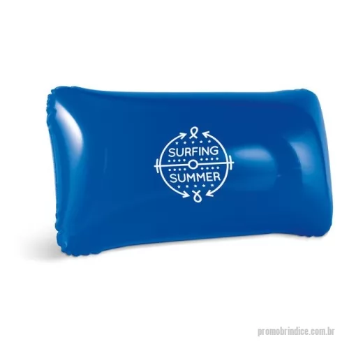 Almofada inflável personalizada - Almofada de praia inflável em PVC brilhante.