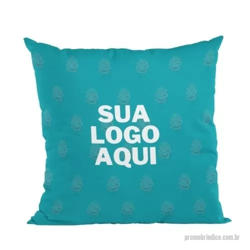 Almofada personalizada - Almofada Decorativa 40x40 Personalizada com sua logo 100% sublimação