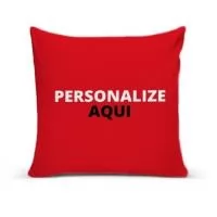 Almofada Decorativa Vermelha Tactel 38x38 Personalizada Silk 2 Cores. Todas as capas possuem zíper para que você possa retirar o refil (ou enchimento) e realizar a lavagem normalmente;  Feita de poliéster, possui enchimento de fibra siliconada antialérgica.     Quais cuidados você deverá ter na lavagem de seu novo produto: - Lavar à mão, apenas com sabão neutro. - Não utilizar alvejantes ou outros produtos químicos.     Outros Termos:  almofadas decorativas, almofadas para sala, almofada de natal, almofada sofa, almofada retangular, almofada 40x40, almofada quadrada, capa de almofada, almofada mãe, almofada namorado, almofada pai