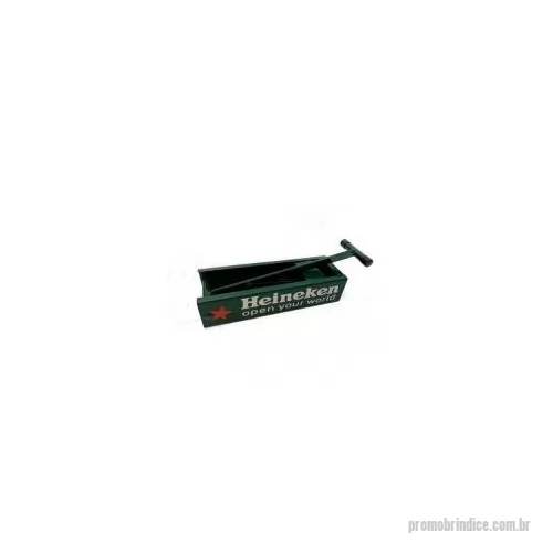 Amassador de lata personalizado - Amassador de Lata Personalizado Heineken