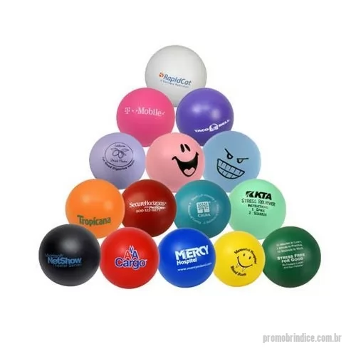 Antiestresse personalizado - Anti-estresse em espuma PU em formato de bola, disponível em várias cores. ø50 mm