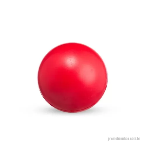 Antiestresse personalizado - Bolinha antistress feita em poliuretano. COR: VERMELHA