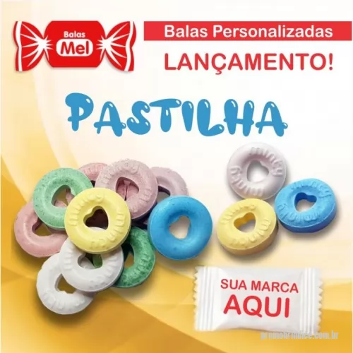 Bala personalizada - Balas ,Pirulitos, Chicle, Biscoitos e Chocolates Promocionais para Empresas,Comercio o melhor e mais Barato Brinde Promocional do Mercado