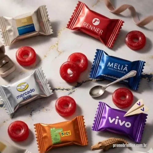 Bala personalizada - Balas Tradicionais Zero Açúcar é uma ótima opção de brinde promocional e uma ferramenta perfeita para fidelizar o seu cliente.