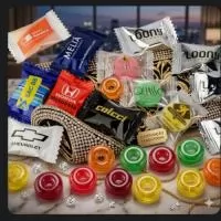 Balas Personalizadas Tradicionais com Frutas Sortidas é uma ótima opção de brinde promocional e uma ferramenta perfeita para fidelizar o seu cliente.