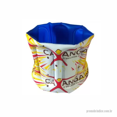 Balde de Gelo personalizado - BALDE INFLÁVEL - PERSONALIZADO DE PVC - TAMANHO 24X20