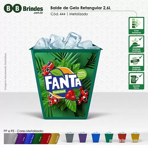 Balde de Gelo personalizado - Design prático e inovador, feito com matéria prima resistente.  Elaborado para o público que aprecia bons momentos em grupo e perfeito para restaurantes, bares e indústria de bebidas