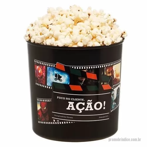 Balde de pipoca personalizado - Balde de pipoca 2L personalizado