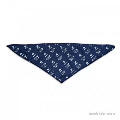 Bandana personalizada - Bandana triangular em helanca light, tamanho de 80x40 cm.