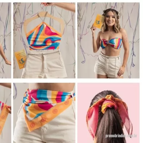Bandana personalizada - FABRICAMOS LENÇOS E BANDANAS PERSONALIZADS PARA MARCAS E EVENTOS