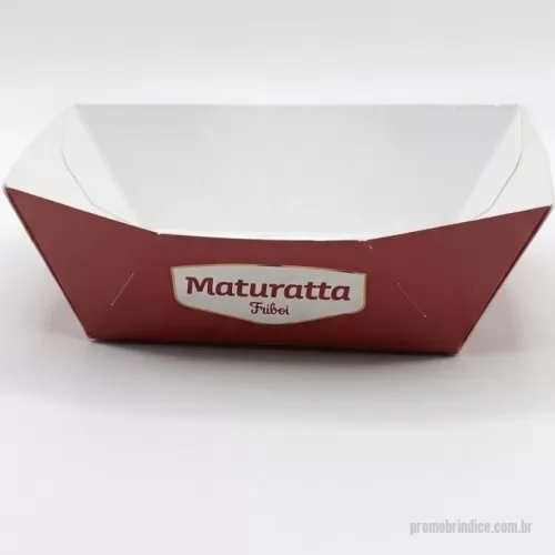 Bandeja para degustação personalizada - BARCA EM PAPEL CARTÃO RESISTENTE,  ESTRUTURA LEVE, PRÁTICA E FUNCIONAL  