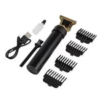 Descrição: A Máquina de Cortar Cabelo Recarregável é perfeita para cortes precisos e duráveis, com lâminas em aço inoxidável e corpo de alumínio. Ela vem com 4 pentes plásticos (1,5mm, 2mm, 3mm e 4mm), escova de limpeza, óleo lubrificante e cabo USB-Tipo C para carregamento rápido. Leve, potente e fácil de usar.  Largura :  4 cm  Comprimento :  15,3 cm  Espessura :  2,7 cm  Medidas aproximadas para gravação (CxL):  11 cm 1,5 cm  Peso aproximado (g):  134