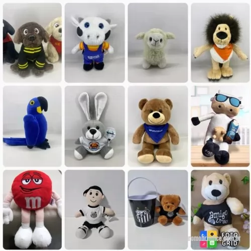 Bichinho de pelúcia personalizado - FABRICANTE DE PELÚCIA PERSONALIZADA PARA SUA MARCA ACABAMENTO PREMIUM