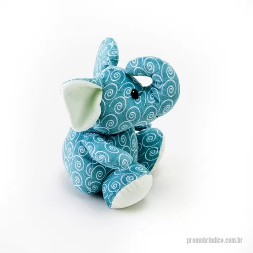 Bichinho de pelúcia personalizado - Elefante de Pelúcia Personalização direto no tecido