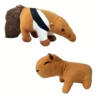Bichinhos ou Mascotes em Pelucia com 20cm de altura, desenvolvidos de acordo com a sua necessidade.