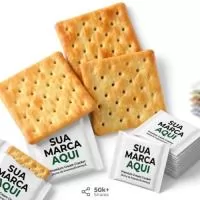 Biscoitos Personalizados Cream Cracker é uma ótima opção de brinde promocional e uma ferramenta perfeita para fidelizar o seu cliente.