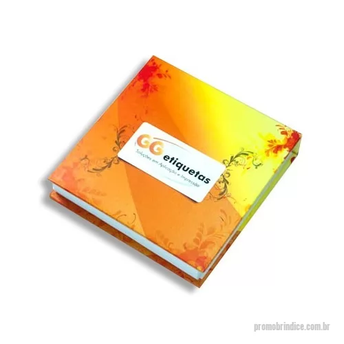 Bloco Anotações personalizado - Bloco Capa Dura 11x11 - Capa impressa em até 4 cores em couche laminado com 150 ou 200 folhas off-set 63gr, acabamento empastamento capa dura, colagem de bloco