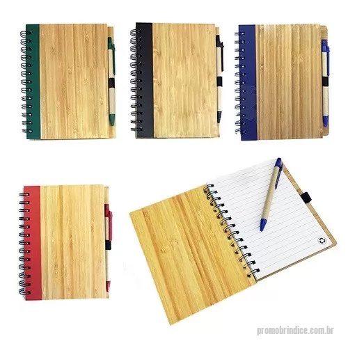 Bloco Anotações personalizado - Bloco Caderneta Capa Ecológica Com Pauta