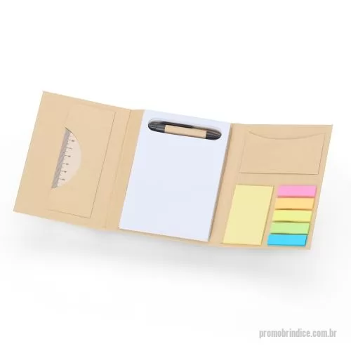 Bloco Anotações personalizado - Bloco de Anotações sem Pauta Ecológico Personalizado