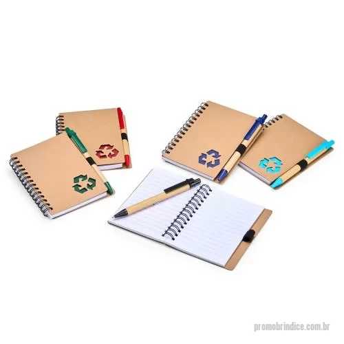 Bloco cubo personalizado - Bloco de Anotações com Pautas e Caneta Personalizada