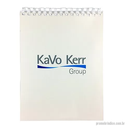 Bloco personalizado - Fabricação própria, blocos personalizados do seu jeito. Permite lâmina de publicidade. Bloco de capa flexível com arte em 4 cores, miolo com 60 folhas com ou sem personalizadas e acabamento em wire-o 