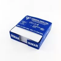Fabricação própria, blocos personalizados do seu jeito. Miolo com aproximadamente 400 folhas com ou sem impressão em papel 70 gramas, base 10x10 cm em triplex 300 gramas com impressão até 4 cores.