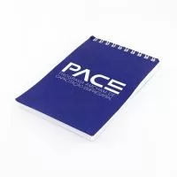 Fabricação própria, blocos personalizados do seu jeito. Permite lâminas de publicidade. Bloco de capa flexível com arte em 4 cores, miolo com 96 folhas com ou sem personalizadas e acabamento em wire-o