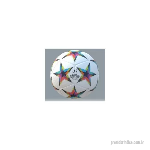 Bola de Futebol personalizada - Bolas de SALÃO OFICIAL construídas em Laminado PVC com Top de P.U. - 6 gomos unidos por Termofusão com dupla camada de cola. Câmara de vinil de miolo estático de ótima esfericidade e paredes homogêneas, recoberta de fios de poliéster e Nylon de alta tenacidade garantindo longa vida ao formato. Pintura 3D com sistema Exclusivo de Jato de Plasma e com Cover-Shield de Verniz de Poliuretano garantindo melhor resistência à abrasão.  Peso entre 400g e 440g e tamanho oficial 62cm e 64cm  PINTURA com até 75% sem limites de cores 