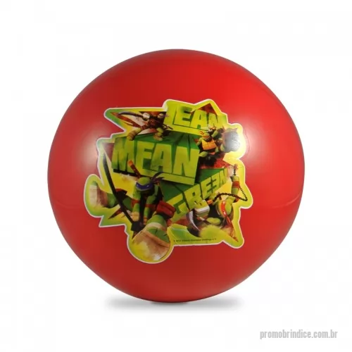 Bola inflável personalizada - Bola Plástica em Vinil, Tamanho aproximado: 20cm