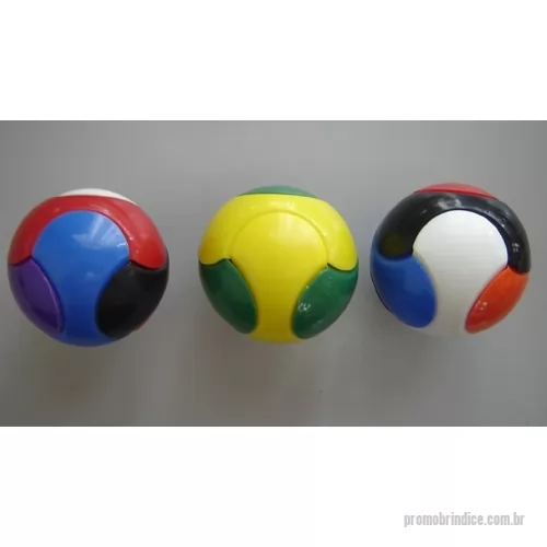 Bola mágica personalizada - Bola desmontavel em cores sortidas- material plastico- gravação 1 cor