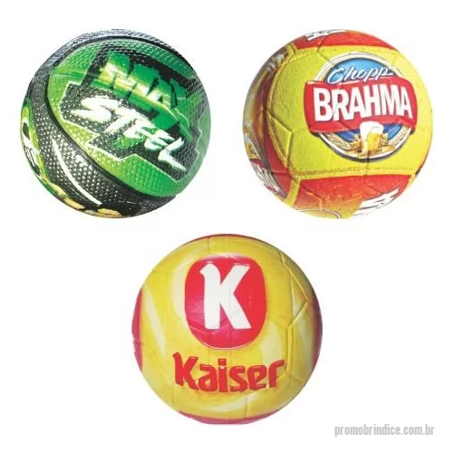 Bola personalizada - Bola de EVA n° 8 com 20 cm de diâmetro, com aplicação da arte em 360 graus.