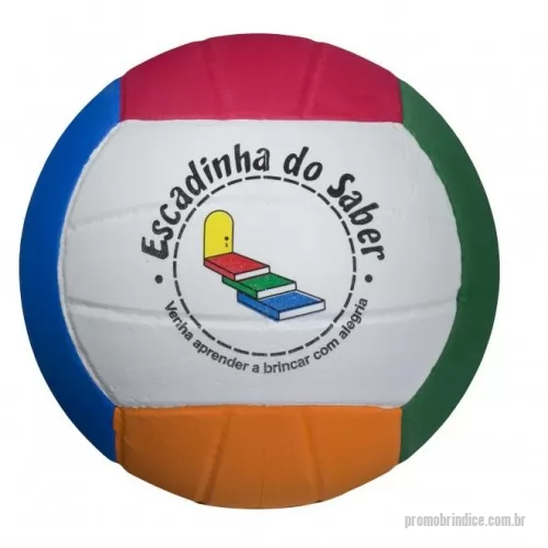 Bola personalizada - Bola em E.V.A diamentro de 64, peso 120 gr, camara de vinil e logotipo personalizado