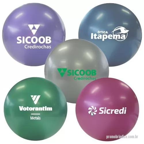 Bola personalizada - Bola em Vinil Perolizada  n° 8 com 20 cm de diâmetro, com área para aplicação de logomarca.