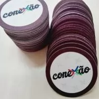 Bolachas de chopp em papel paraná 1,3 mm de espessura impressão apenas de 1 lado impreesão em um lado ou dois dem limite de cores e quantidade Pequenas quantidades em até 48 hs confira.