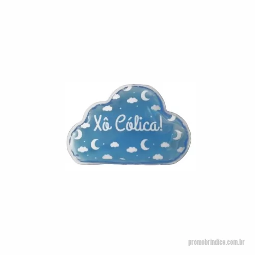 bolsa de gel personalizada - Bolsa de gel formato nuvem personalizado - tamanho 12x8