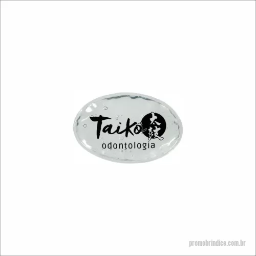bolsa de gel personalizada - Bolsa de gel oval personalizado - tamanho - 10x6,5
