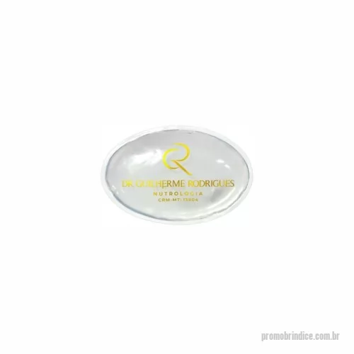 bolsa de gel personalizada - Bolsa de gel - Formato oval - Medida: 10x6,5