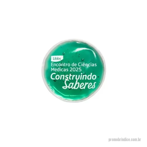 bolsa de gel personalizada - BOLSA DE GEL PERSONALIZADA - TAMANHO 9CM DIAM