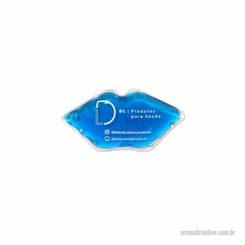 bolsa de gel personalizada - BOLSA DE GEL FORMATO BOCA - GELOX - 12x6 CM - GEL CLÍNICO - MATERIAL PVC - LOGO DE SUA PREFERÊNCIA 