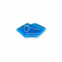 BOLSA DE GEL FORMATO BOCA - GELOX - 12x6 CM - GEL CLÍNICO - MATERIAL PVC - LOGO DE SUA PREFERÊNCIA 