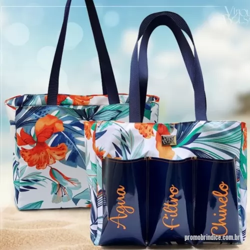 Bolsa de praia personalizada - Bolsa de praia em nylon 600 personalizada com sua estampa exclusiva.