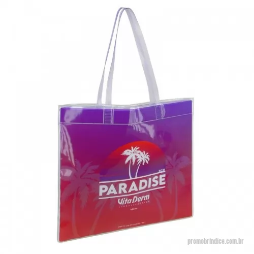 Bolsa de praia personalizada - Bolsa de praia em PVC - Alklear - Transparente , solda eletrõnica  