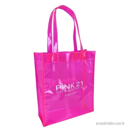 Bolsa de praia personalizada - Sacola de Praia Transparente - material: PVC 030mm Acabamento em costura Impressão digital / silk Medidas 300x380x120mm