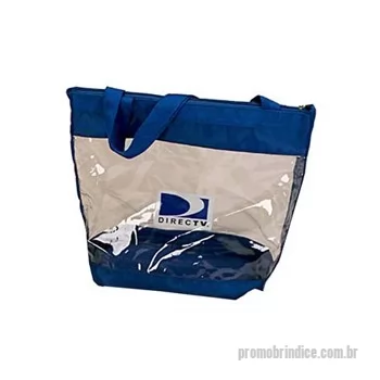 Bolsa de praia personalizada - BOLSA EM NYLON E PVC ,ALÇA EM FITA E FECHAMENTO E ZIPER